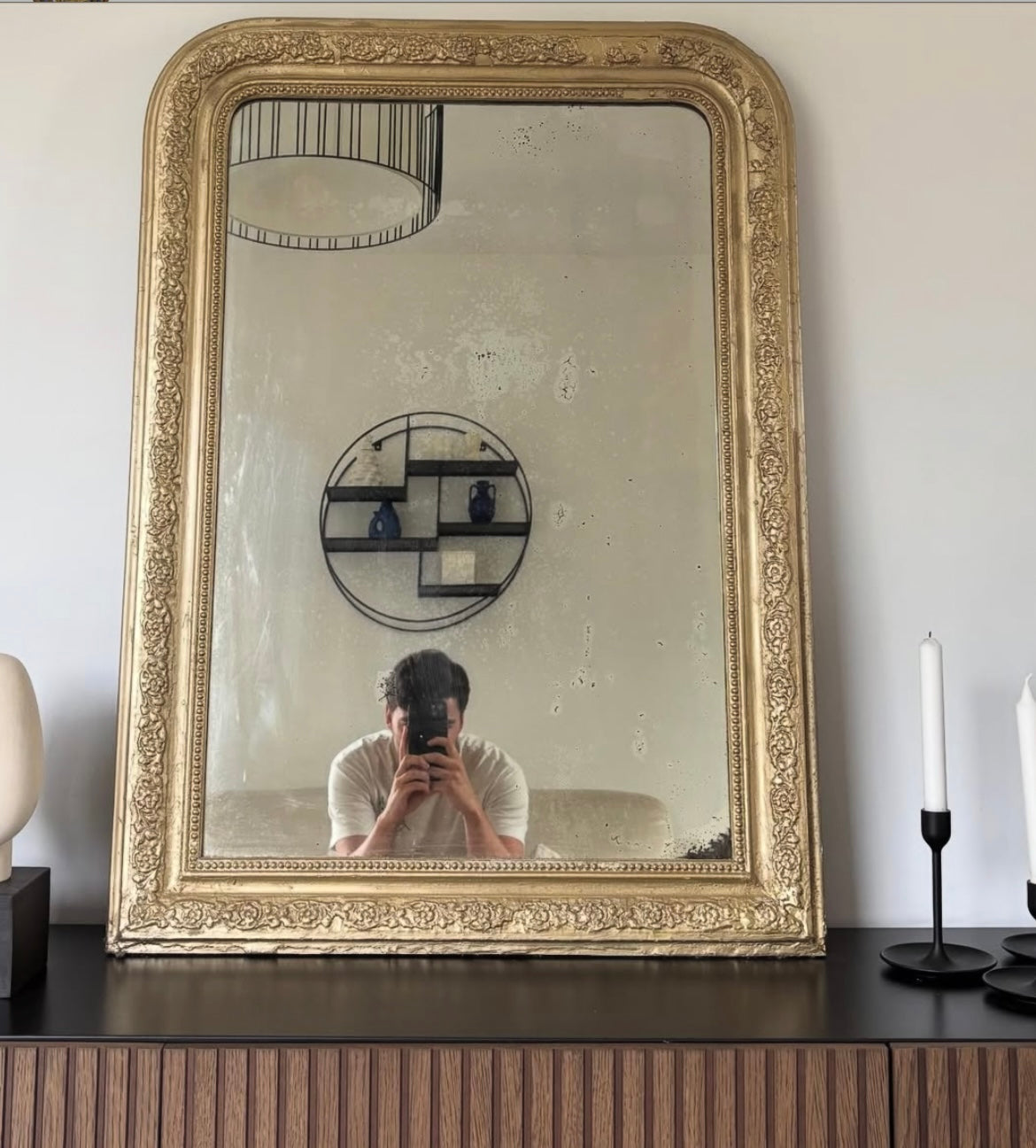 Miroir ancien Louis Philippe appartement.basile