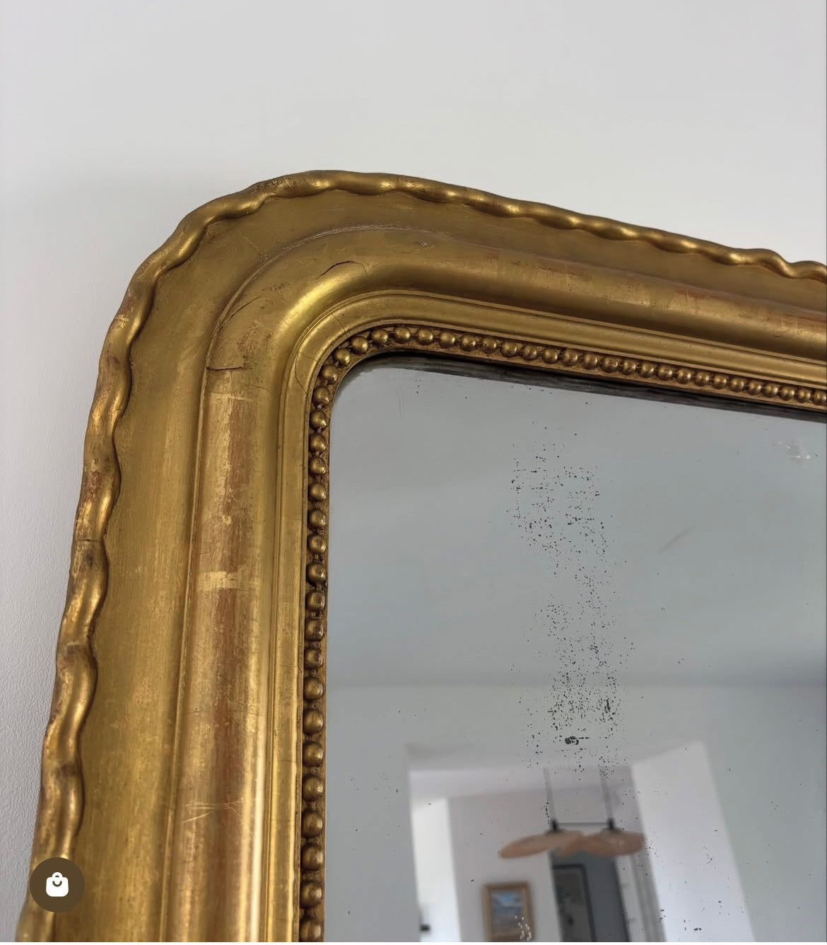 Miroir ancien Louis Philippe appartement.basile