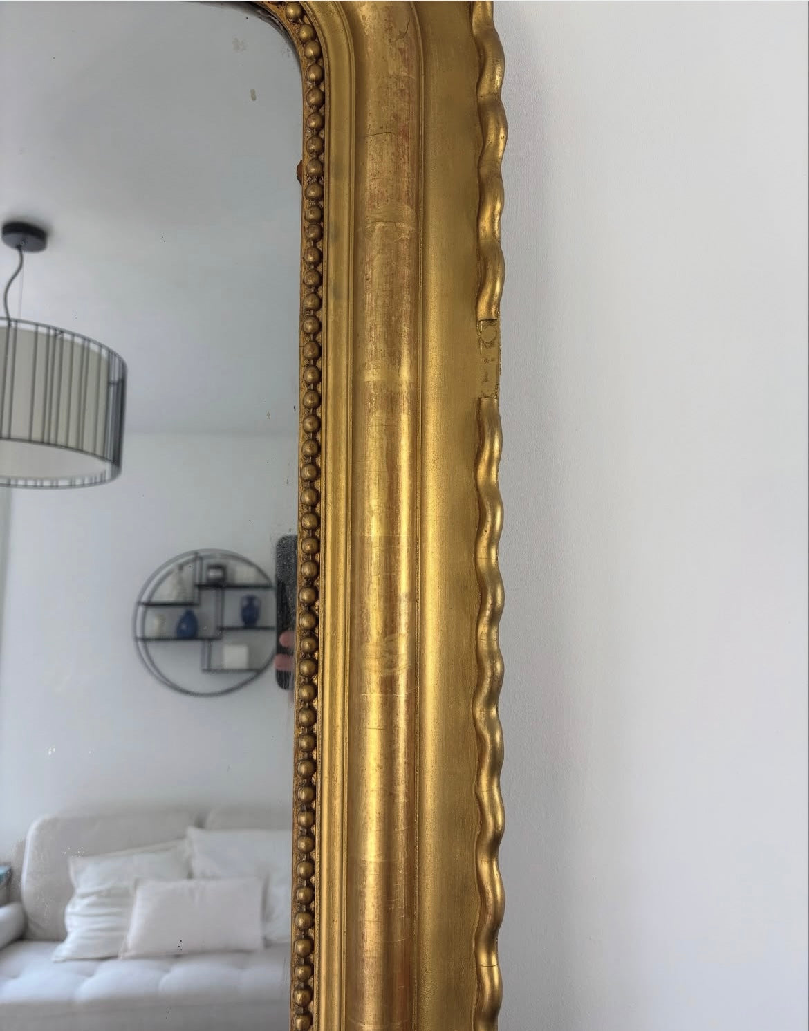 Miroir ancien Louis Philippe appartement.basile