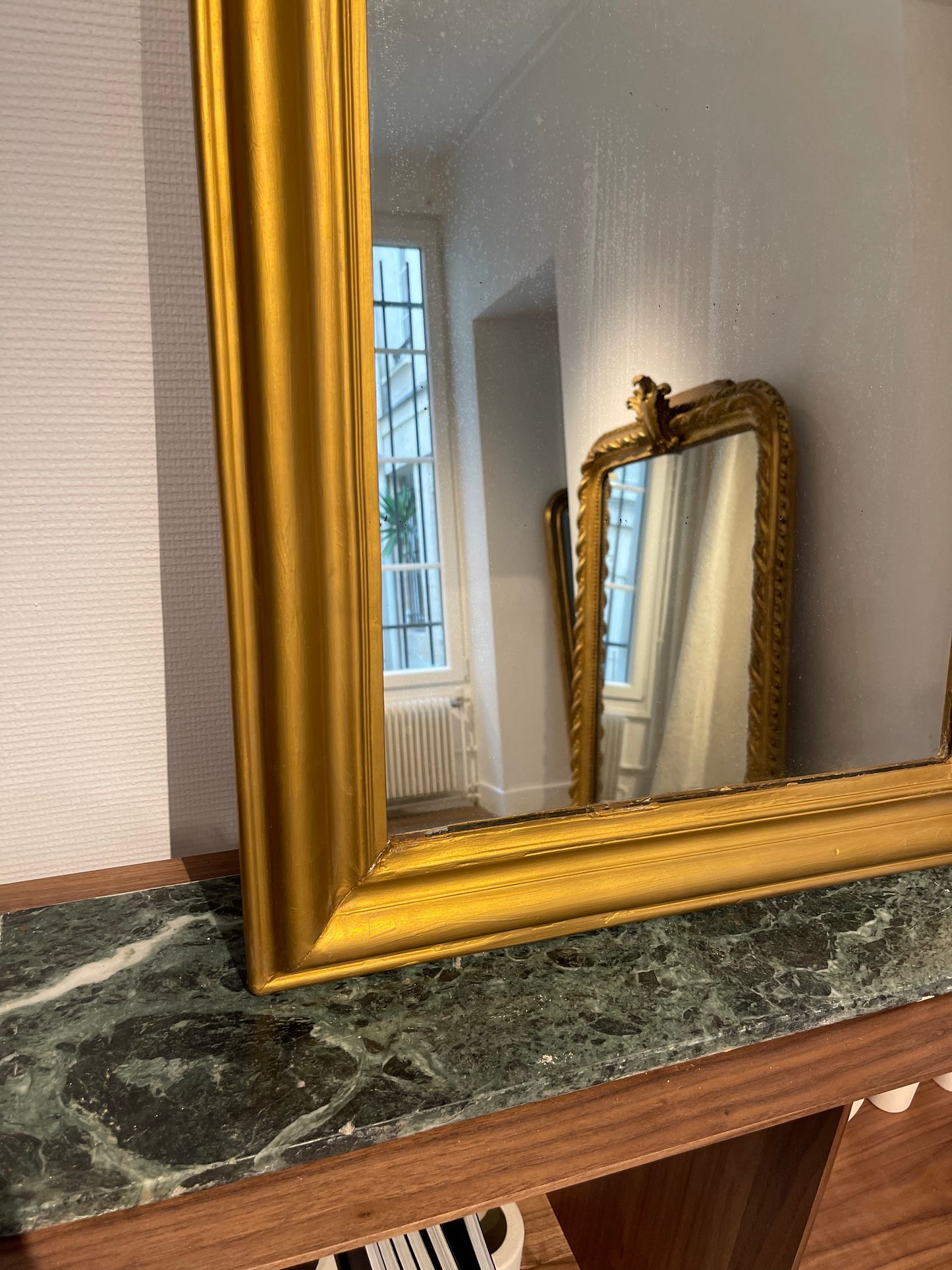 Petit miroir Louis Philippe appartement.basile